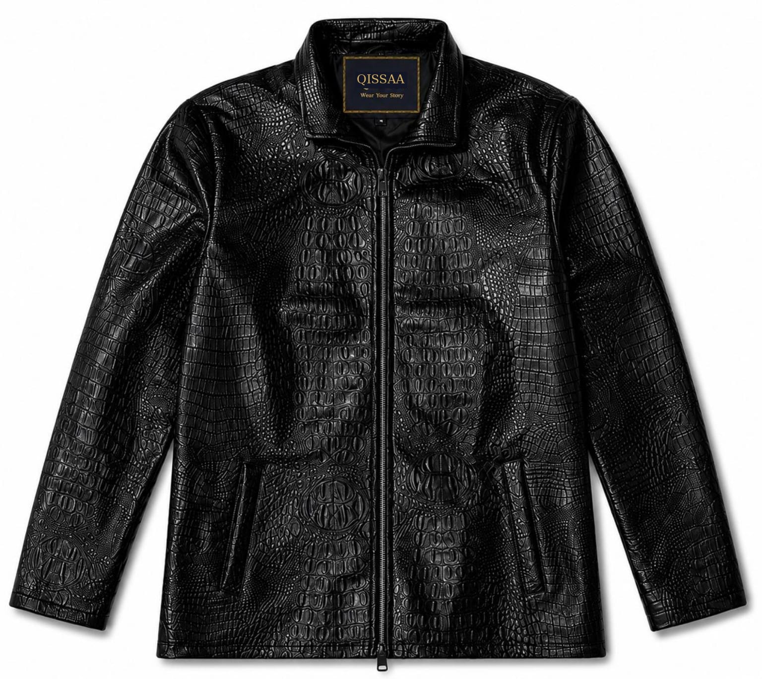 Black Crocodile Jacket