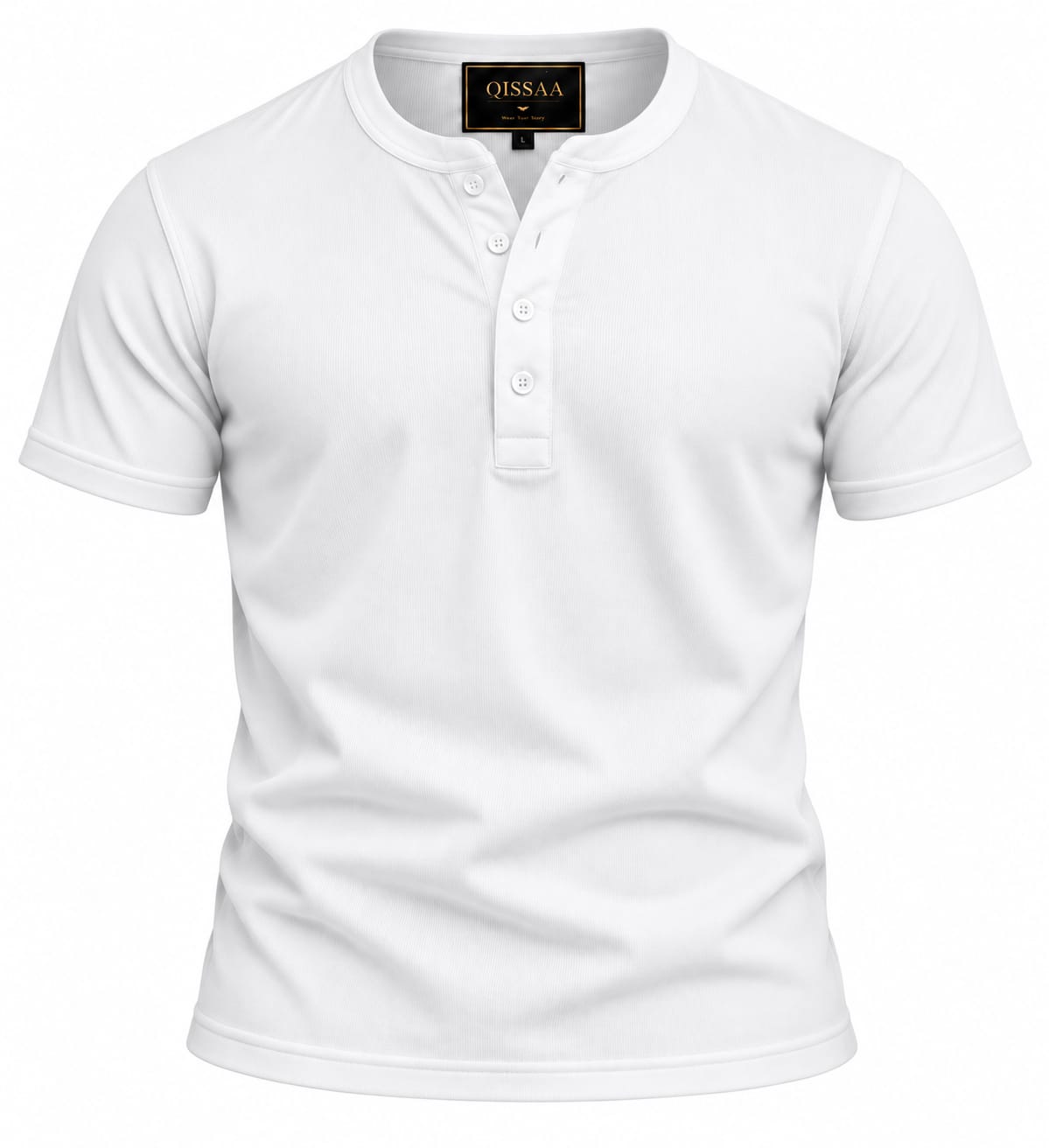 Half white Henley — Henley